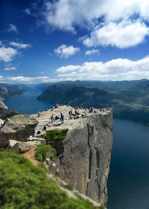 Preachers Rock, Preikestolen, Norway photo on Sunsurfer