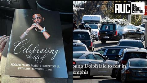 Young Dolph's Funeral Service Casket Takes Final Ride Through Memphis ...