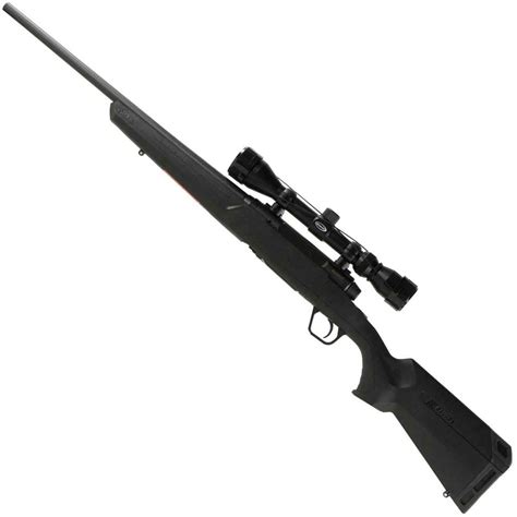 Savage Arms Axis XP Compact with Weaver Scope Black Bolt Action Rifle ...