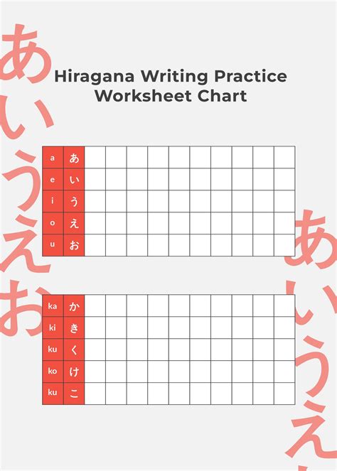 Gallery Of Hiragana Writing Practice Sheets Pdf Printables Hiragana ...