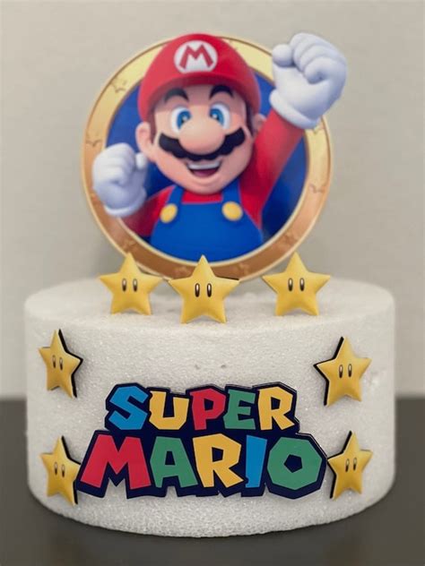 Super Mario Bros Cake Toppers