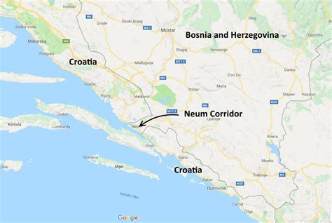 How Croatia Got The Coastline Away From Bosnia | Amusing Planet