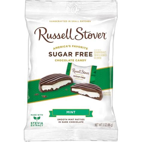 Russell Stover 3 oz Sugar Free Mint Chocolate Candy - 678631 | Blain's ...