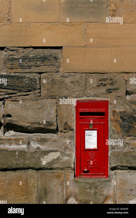 Red pillar box Stock Photo - Alamy