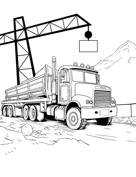 50 Truck Coloring Pages: Free Printable Sheets