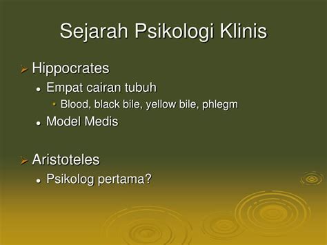 PPT - PSIKOLOGI KLINIS PowerPoint Presentation, free download - ID:4029013