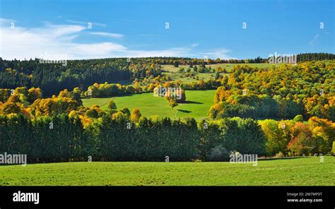 Europe, Germany, Hesse, Eastern Hesse, Rhön, UNESCO Biosphere Reserve ...