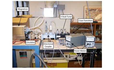 Photograph of the microwave setup. | Download Scientific Diagram