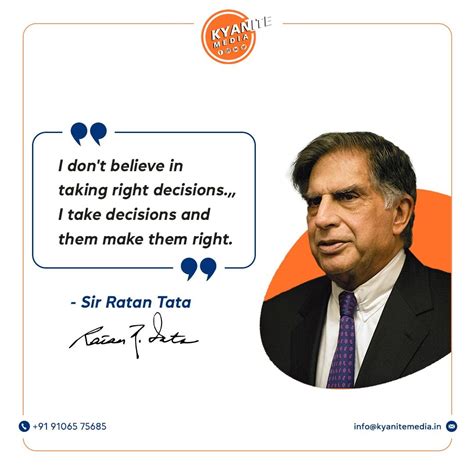 Ratan Tata Quotes | Social media ideas design, Social media design ...