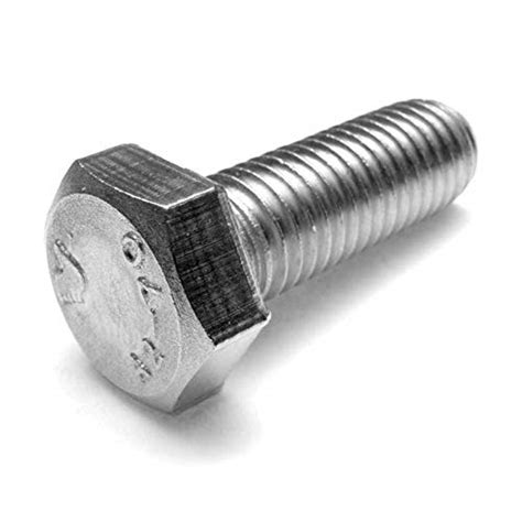 M20-2.50 x 50MM Hex Head Cap Screw Bolts, Stainless Steel 18-8 ...