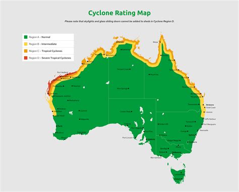 Cyclones In Australia Map - Darsie Francesca