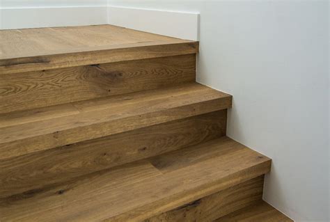 Custom Square Nose Stair Treads - Cooper Floors