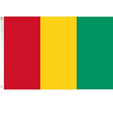 Drapeau de la Guinée 7,6 x 12,7 cm Bannière de pays africain Conakry ...