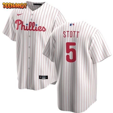 Philadelphia Phillies Bryson Stott White Home Replica Jersey