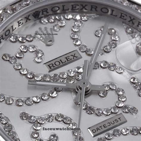 Rolex Datejust Automatic Diamond Bezel with Diamond Silver Dial S/S