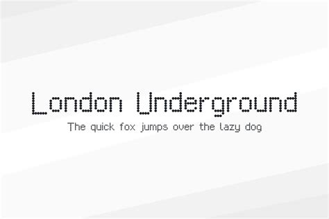 London Underground Font - Download Free - JustFreeFonts.com