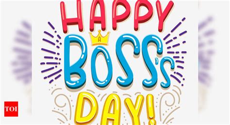 Boss Day Wishes - Happy Boss's Day 2020: Wishes, Messages, Quotes ...