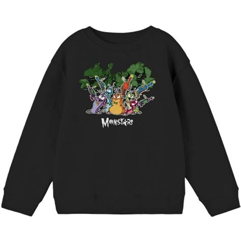 Space Jam Monstars Transformation Boy's Black Long Sleeve Shirt-l : Target