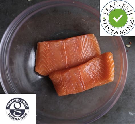 Organic Scottish Salmon Fillets 2 x 140-170g - Seafresh - The Online ...