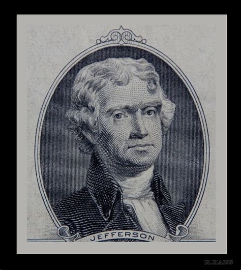 Thomas Jefferson 2 Dollar Bill Portrait Photograph by Rob Hans