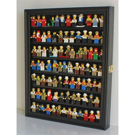 Lego Minifigures Display Case Wall Thimble Cabinet Shadow Box, solid ...