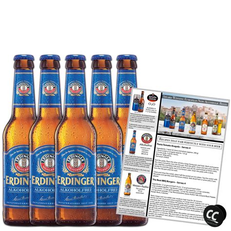 Erdinger Alkoholfrei Non Alcoholic Beer Pack, Award Winning, 52% OFF