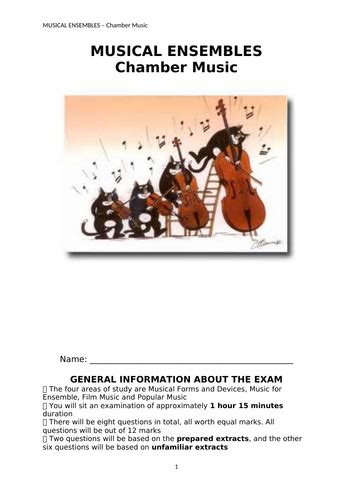 Music for Ensemble | Teaching Resources