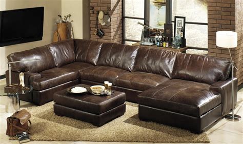 High End Leather Sectional Sofas