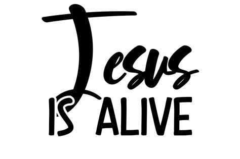 Jesus Is Alive Clipart