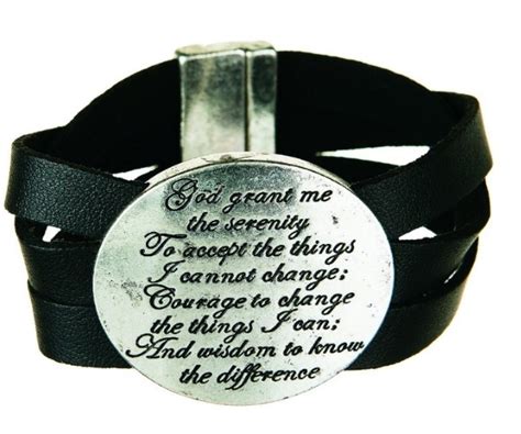 Serenity Prayer Silver Bracelet | My 12 Step Store