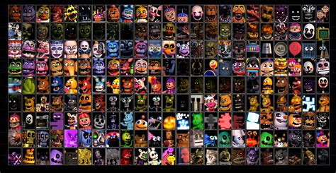 FNaF True Ultimate Custom Night Roster by Dudebromanguyperson on DeviantArt