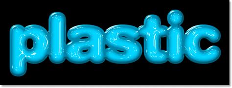 Easy Plastic Text with Layer Styles In Photoshop