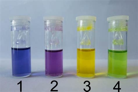 blue color (vial 1) for 13 and 22; purple color (vial 2) for 23; yellow ...