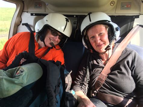 Geologists Jessica Larsen (AVO, UAF/GI) and Terry Plank (Columbia ...