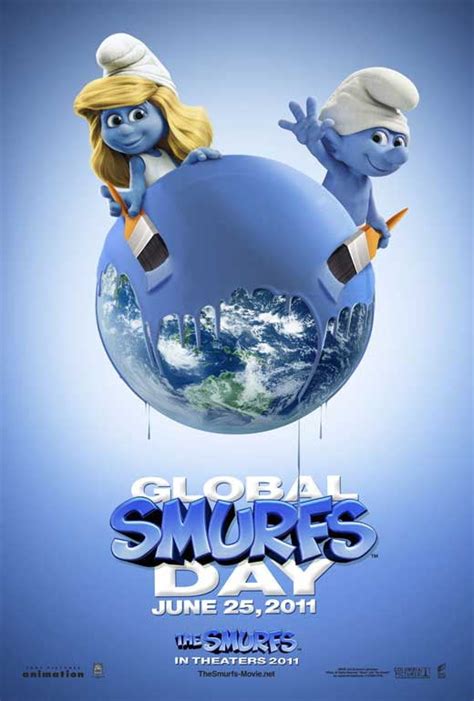 The Smurfs - movie POSTER (Style D) (11" x 17") (2011) - Walmart.com