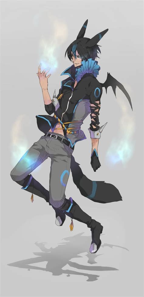 Umbreon human form... >////