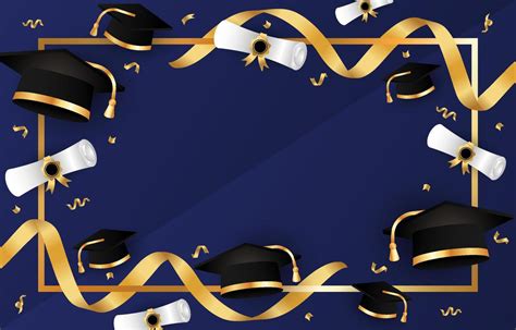 Graduation Background Template 7080829 Vector Art at Vecteezy