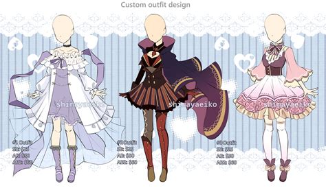 Outfit Adopt 3 [OPEN] by ShimayaEiko on DeviantArt