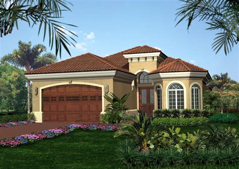 Tuscan Style House Plan - 66025WE | Architectural Designs - House Plans