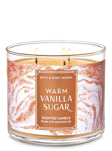 Warm Vanilla Sugar 3-Wick Candle | Candles, Bath and body works ...