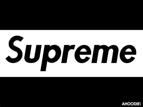 Black Supreme Logo Wallpapers - Top Free Black Supreme Logo Backgrounds ...