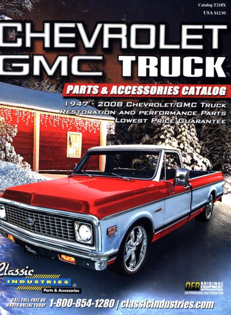 CHEVROLET GMC TRUCK PARTS ACCESSORIES CATALOG T218X 1947-2008 | eBay