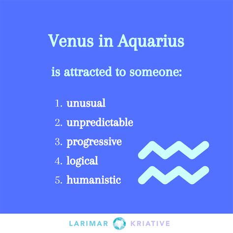 Venus in Aquarius: Your Love & Relationship Needs — Larimar Kriative