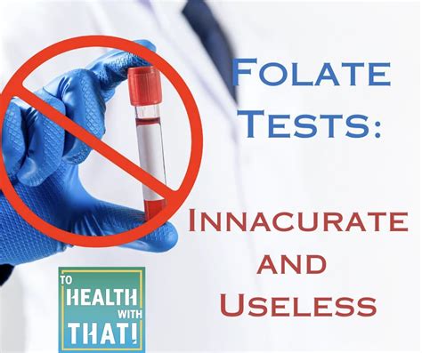 The Problem With Blood Tests For Folate - To Health With That!