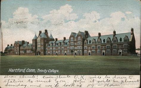 Trinity College Hartford, CT Postcard