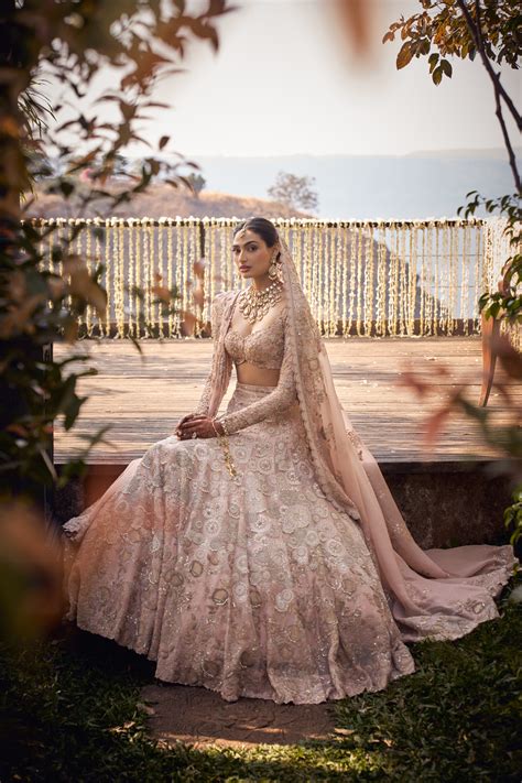 First look: Athiya Shetty chose an Anamika Khanna lehenga for her ...