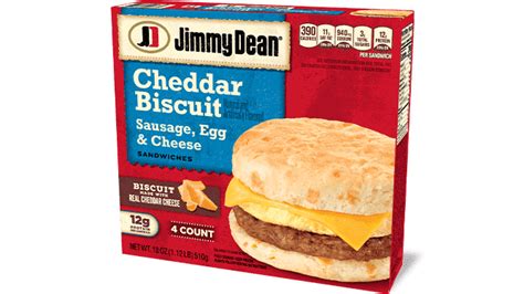 Sausage, Egg & Cheese Cheddar Biscuit Sandwich | Jimmy Dean® Brand