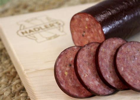 Venison Original Summer Sausage (9 oz) - Nadler's Meats