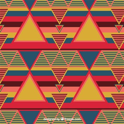 Free Vector | Abstract triangles pattern