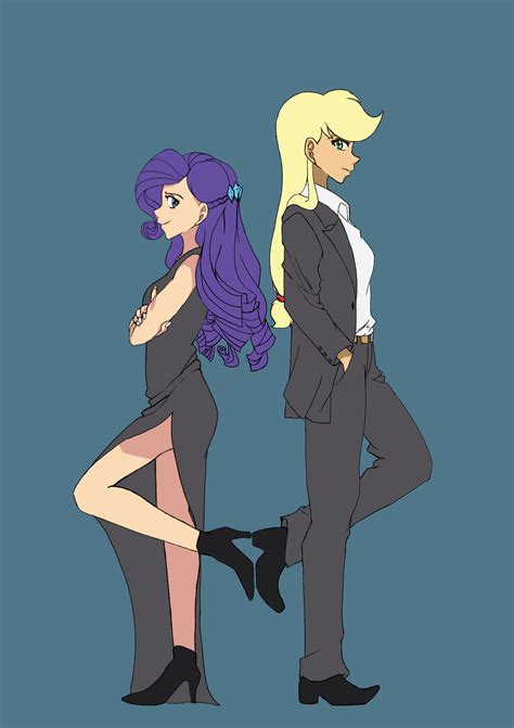 Alba Bravo - Rarity and Applejack Human Version